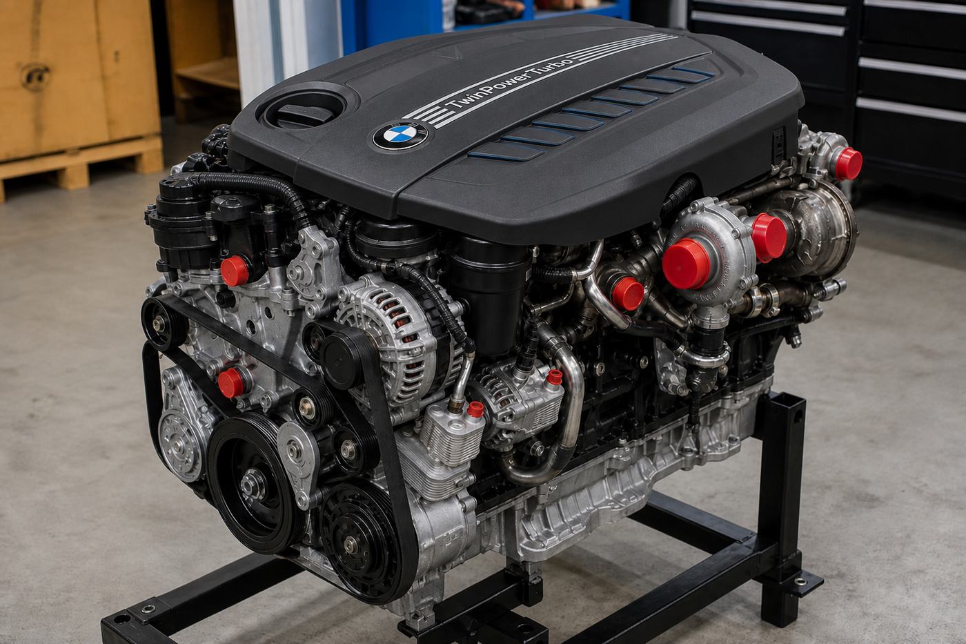 Land Rover Defender 127 1985 M57D25 163 hp Mounts and sump, R380 5-speed, BMW E39 530d, LHD photo 1